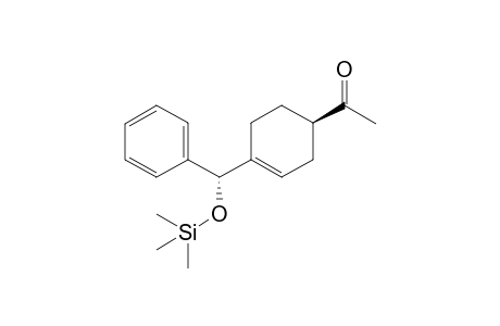 (1R*,1'R*)-4-[1'-[(Trimethylsilyl)oxy]benzyl]cyclohex-3-enyl Methyl Ketone