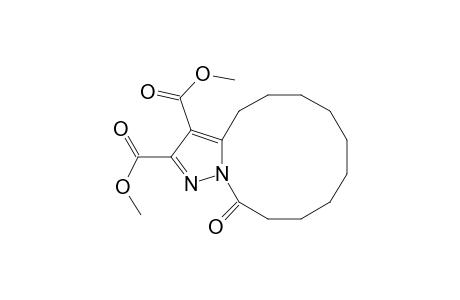 Pyrazolo[1,5-a]azacyclododecine-2,3-dicarboxylic acid, 4,5,6,7,8,9,10,11,12,13-decahydro-13-oxo-, dimethyl ester