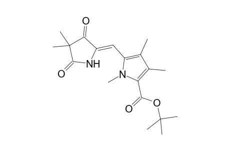 tert-Butyl ester of (Z)-1,3,4,5-tetrahydro-4,4,1',3',4'-pentamethyl-3,5-dioxo-2,2'-pyrromethene-5'-carboxylic acid