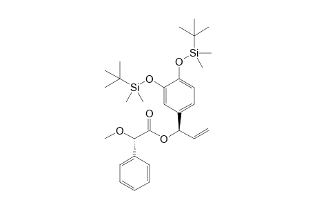 (-)-((1''R,2S)-1-(3,4-Bis(tert-butyldimethylsiloxy)phenyl)allyl) 2-methoxy-2-phenylacetate