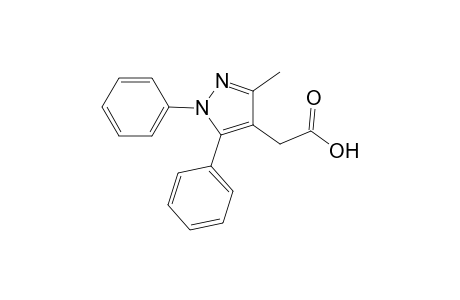 1H-Pyrazole-4-acetic acid, 3-methyl-1,5-diphenyl-