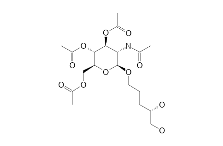 (4'S)-4',5'-DIHYDROXYPENTYL-3,4,6-TRI-O-ACETYL-2-ACETYLAMINO-2-DEOXY-BETA-D-GLUCOSIDE