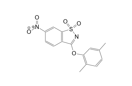 3-(2,5-dimethylphenoxy)-6-nitro-1,2-benzisothiazole 1,1-dioxide