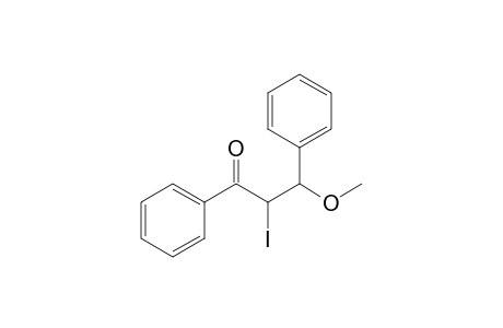 3-Methoxy-2-iodo-1,3-diphenylpropan-1-one