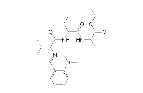 O-dimethylaminobenzylidenevalylisoleucylalanine ethyl ester