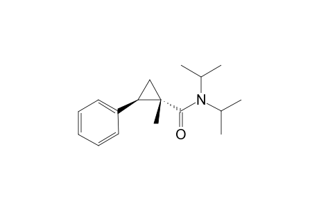 (1S*,2R*)-N,N-Diisopropyl-1-methyl-2-phenylcyclopropanecarboxamide