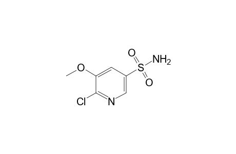 6-Chloro-5-methoxypyridine-3-sulfonamide