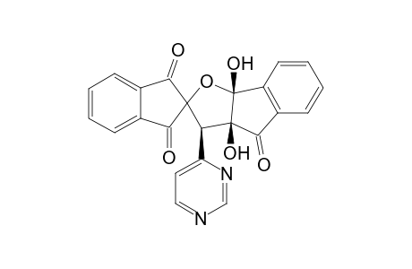 3a',8b'-Dihydroxy-3'-(4-pyrimidinyl)-3a',8b'-dihydrospiro[indane-2,2'(3'H),4'H-indeno[1,2-b]furan]-1,3,4'-trione