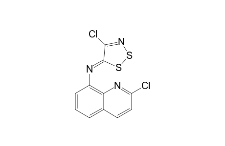 2-Chloro-8-[N-(4-chloro-5H-1,2,3-dithiazol-5-ylidene)amino]quinoline