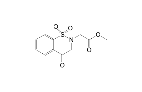 2H-1,2-benzothiazine-2-acetic acid, 3,4-dihydro-4-oxo-, methyl ester, 1,1-dioxide