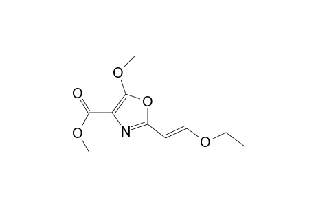 4-Carbomethoxy-2-(2'-ethoxy-E-ethenyl)-5-methoxyoxazole