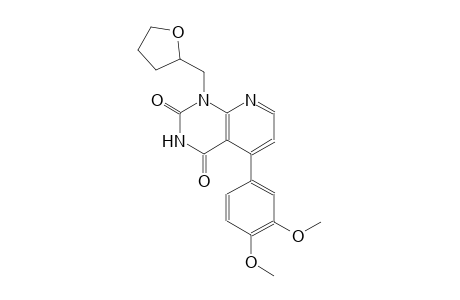 pyrido[2,3-d]pyrimidine-2,4(1H,3H)-dione, 5-(3,4-dimethoxyphenyl)-1-[(tetrahydro-2-furanyl)methyl]-