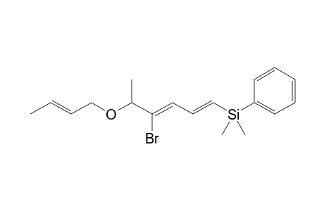 (2E,7Z,9E)-7-Bromo-10-(dimethylphenylsilyl)-6-methyl-5-oxadeca-2,7,9-triene