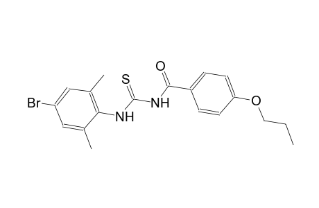 N-(4-bromo-2,6-dimethylphenyl)-N'-(4-propoxybenzoyl)thiourea