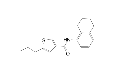 5-propyl-N-(5,6,7,8-tetrahydro-1-naphthalenyl)-3-thiophenecarboxamide