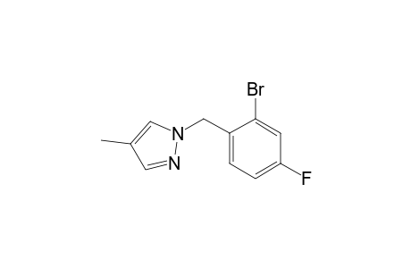 1-(2-Bromo-4-fluorobenzyl)-4-methyl-1H-pyrazole