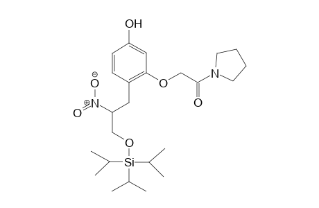 2-(5-Hydroxy-2-(2-nitro-3-(triisopropylsilyloxy)propyl)phenoxy)-1-(pyrrolidin-1-yl)ethanone