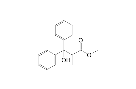 3-Hydroxy-2-methyl-3,3-diphenyl-propionic acid methyl ester