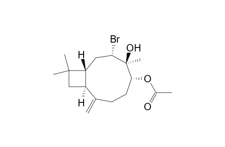 (3S,4S,5R)-5-Acetoxy-3-bromo-4-hydroxycaryophyll-8(13)-ene