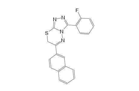 3-(2-fluorophenyl)-6-(2-naphthyl)-7H-[1,2,4]triazolo[3,4-b][1,3,4]thiadiazine