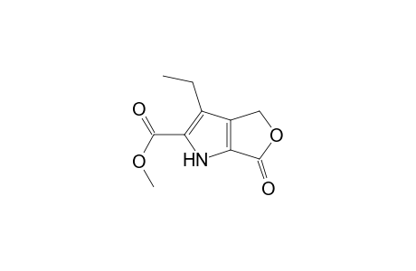 1H-Furo[3,4-b]pyrrole-2-carboxylic acid, 3-ethyl-4,6-dihydro-6-oxo-, methyl ester