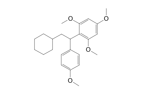 2-(2-cyclohexyl-1-(4-methoxyphenyl)ethyl)-1,3,5-trimethoxybenzene