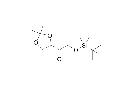 (RS)-2-(tert-Butyldimethylsilyloxy)-1-(2,2-dimethyl[1,3]-dioxolan-4-yl)ethanone