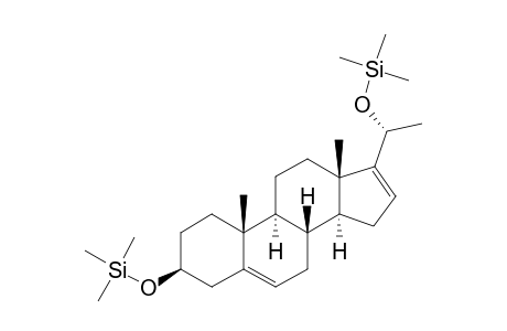 Bis(trimethylsilyl)derivative of 3.beta.,20.alpha.-dihydroxypregn-5,16-diene