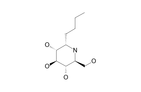 (1R)-1-C-BUTYL-1,5-DIDEOXY-1,5-IMINO-D-GLUCITOL