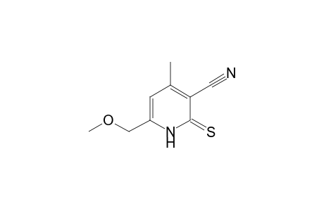 6-(Methoxymethyl)-4-methyl-2-thioxo-1,2-dihydro-3-pyridinecarbonitrile