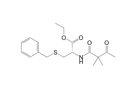 Ethyl-N-(2,2-Dimethylacetoacetyl)-S-benzylcysteine