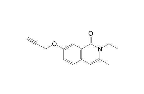 2-Ethyl-3-methyl-7-prop-2-ynoxy-1-isoquinolinone