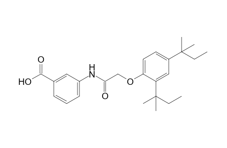 m-[2-(2,4-di-tert-pentylphenoxy)acetamido]benzoic acid