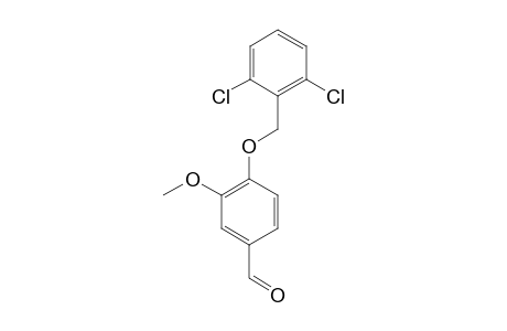 4-[(2,6-dichlorobenzyl)oxy]-3-methoxybenzaldehyde
