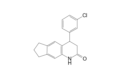 4-(3-Chloro-phenyl)-1,3,4,6,7,8-hexahydro-cyclopenta[g]quinolin-2-one
