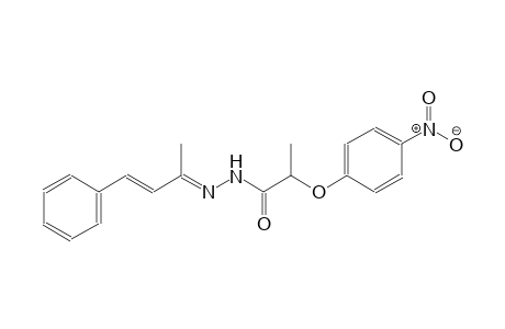 N'-[(E,2E)-1-methyl-3-phenyl-2-propenylidene]-2-(4-nitrophenoxy)propanohydrazide