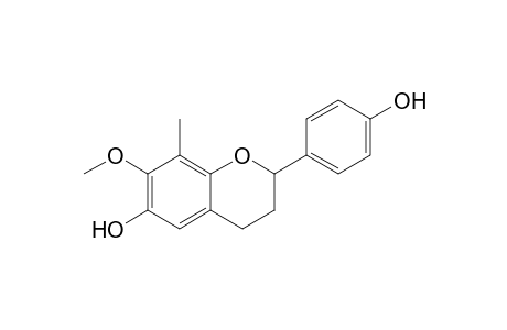 3,4-Dihydro-2-(p-hydroxyphenyl)-7-methoxy-8-methyl-2H-[1]benzopyran-6-ol