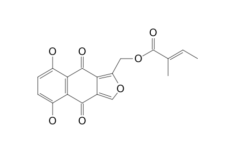 5,8-DIHYDROXY-1-TIGLOYLMETHYLNAPHTHO-[2,3-C]-FURAN-4,9-DIONE