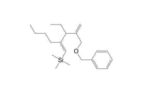 2-Butyl-3-ethyl-4-(benzyloxymethyl)-1-(trimethylsilyl)-1,4-pentadiene