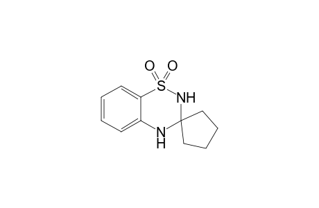 3,4-Dihydro-3,3-tetramethylene-(2H)-1,2,4-benzothiadiazine-1,1-dioxide