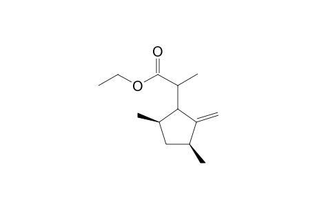 Ethyl (.alpha.(.xi.),1(.xi.)-3S,5R)-2-Methylene-.alpha.,3,5-trimethyl-1-cyclopentanacetate
