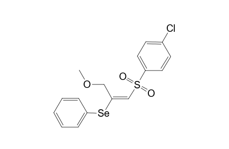 1-Chloro-4-((E)-3-methoxy-2-phenylselanyl-prop-1-ene-1-sulfonyl)-benzene