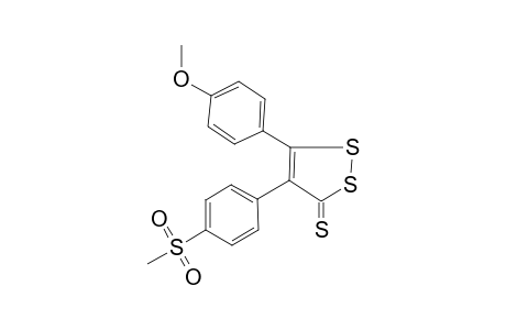 4-(4-mesylphenyl)-5-(4-methoxyphenyl)dithiole-3-thione