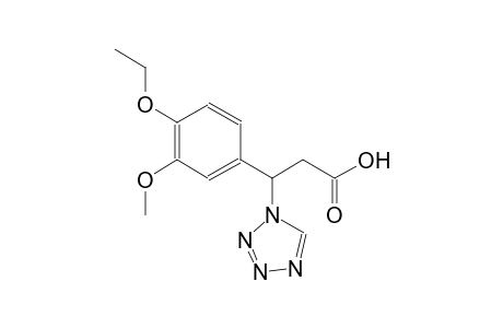 1H-tetrazole-1-propanoic acid, beta-(4-ethoxy-3-methoxyphenyl)-