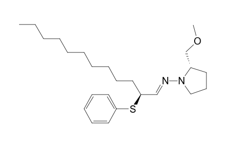 (S,S)-(-)-2-Methoxymethyl-1-(2-phenylthio-1-dodecylidenamino)pyrrolidine