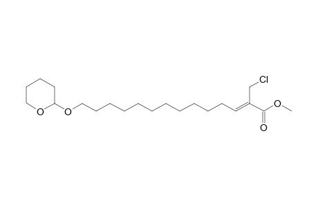 Methyl 14-tetrahydrpyranyloxy-2-chloromethyl-2(Z)-tetradecenoate