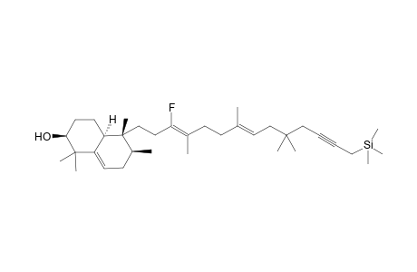 3-Fluoro-1-(2,3,7,7-tetramethylbicyclo[4.4.0]deca-5-en-2-yl)-14-(trimethylsilyl)tetradeca-3,7,-dien-12-yne