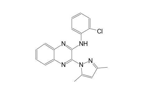 N-(2-chlorophenyl)-3-(3,5-dimethyl-1H-pyrazol-1-yl)-2-quinoxalinamine