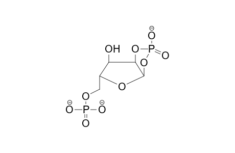 5-PHOSPHO-ALPHA-D-RIBOFURANOSYL-1,2-CYCLIC MONOPHOSPHATE TRIANION