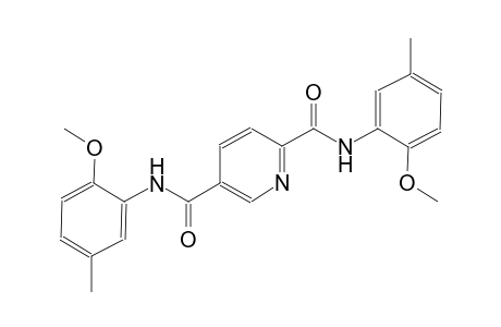 N~2~,N~5~-bis(2-methoxy-5-methylphenyl)-2,5-pyridinedicarboxamide